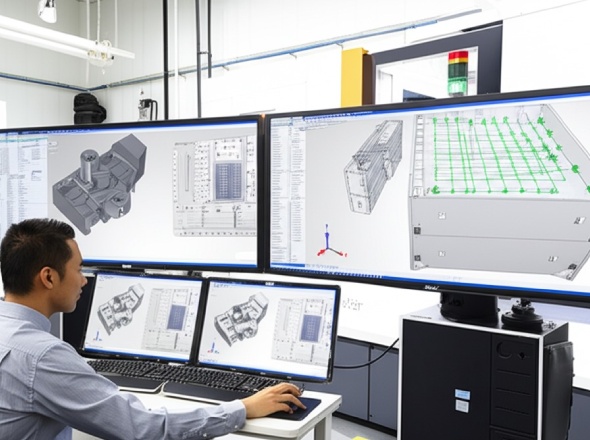 5-axis drilling machine with CAD/CAM software integration