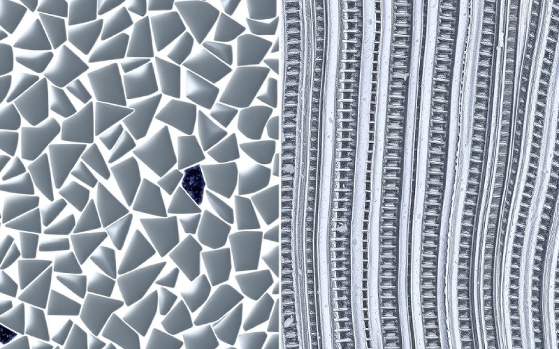 6061 and 7075 aluminum alloy microstructure comparison