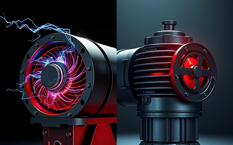 محركات التيار المتردد مقابل محركات التيار المستمر