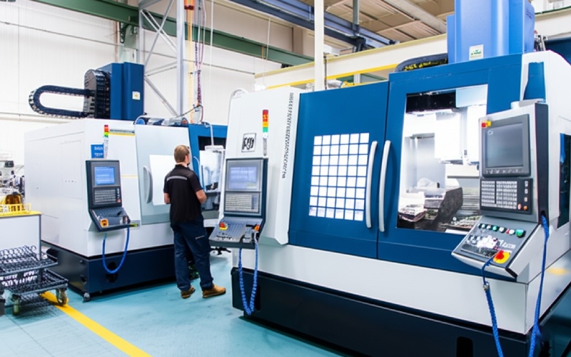 Équipement d'usinage CNC avancé dans les installations d'Istar Machining