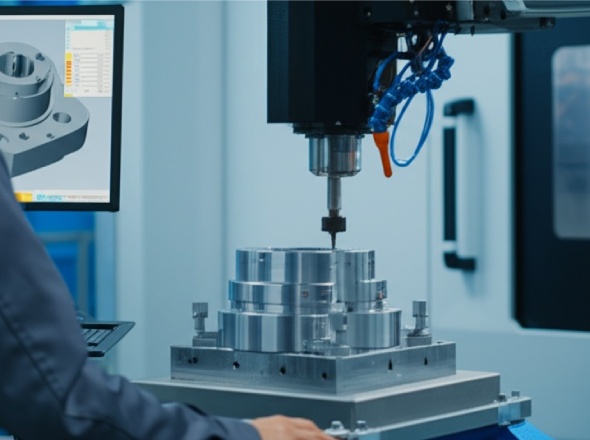 Advanced CNC machining process workflow for precision robot parts
