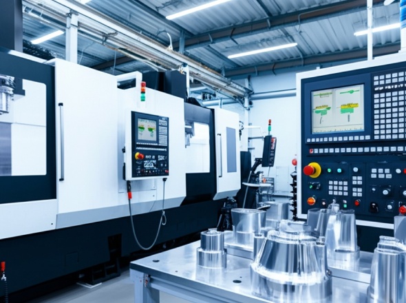 Advanced multi-axis CNC machining technology with AI-optimized production