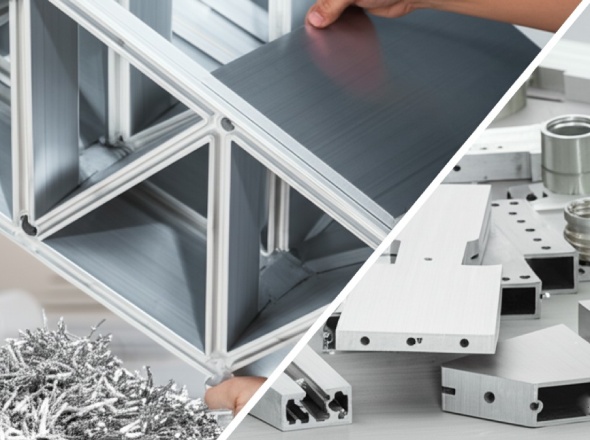 Aerospace aluminum component showcasing lightweight strength, corrosion resistance, and recyclability benefits