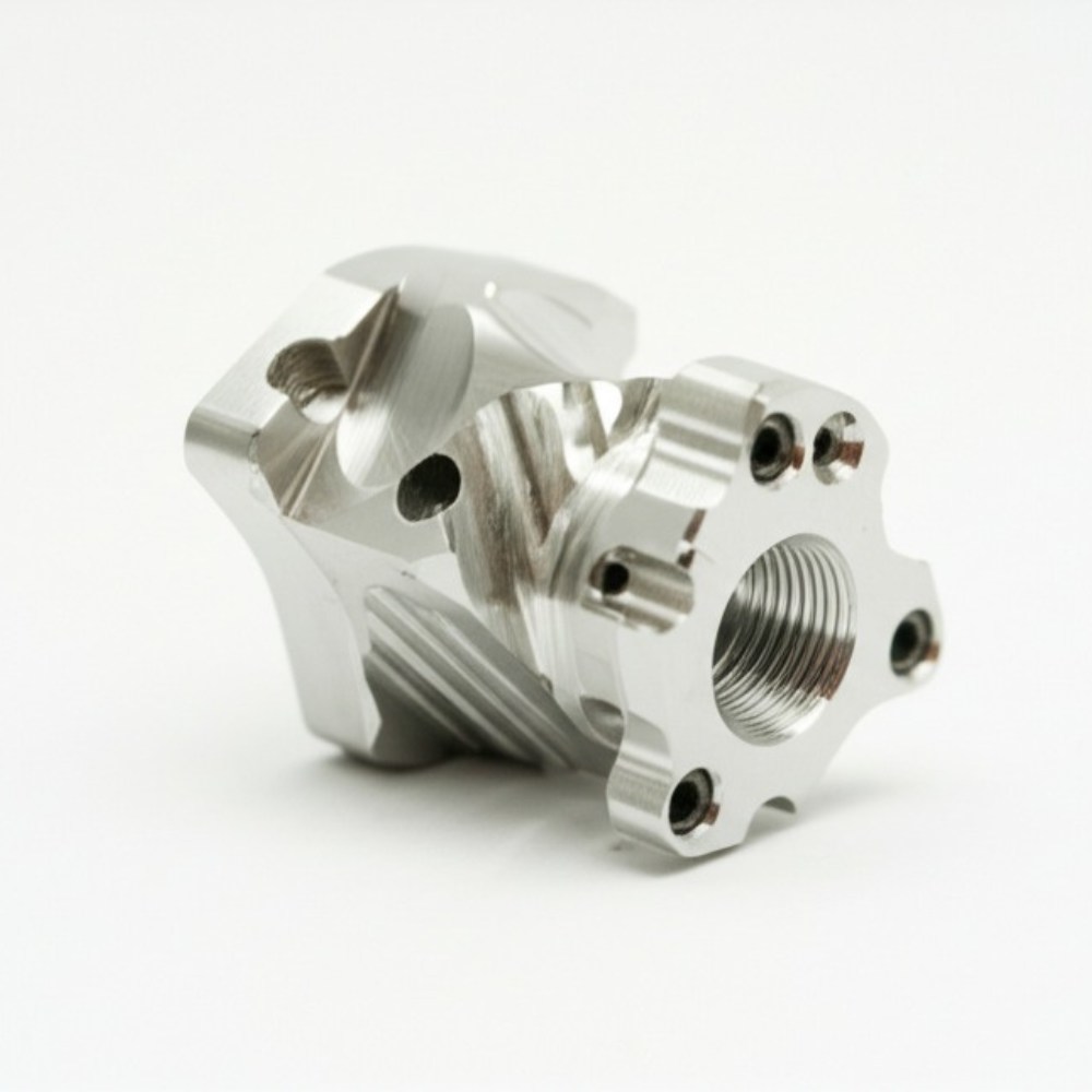 Aluminum Swiss Milling Part