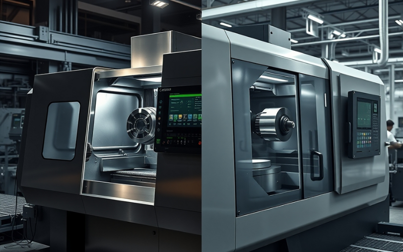 Tornio CNC vs Centro di tornitura CNC (1)