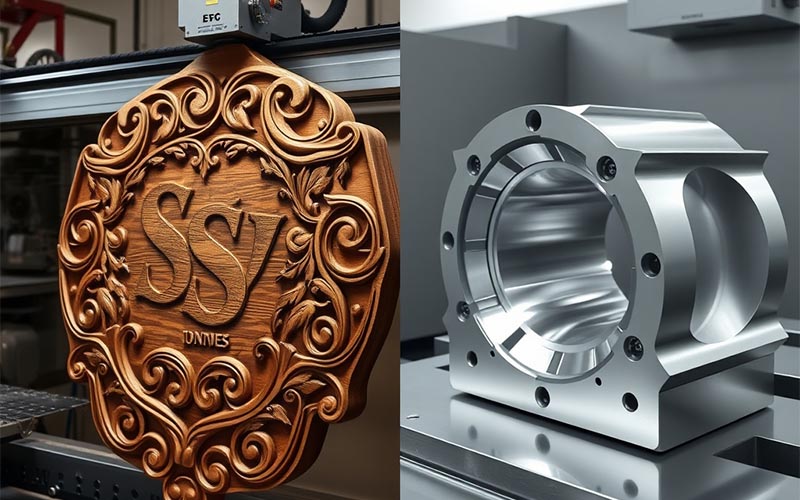 جهاز التوجيه باستخدام الحاسب الآلي باستخدام الحاسوب مقابل ماكينة التفريز CNC