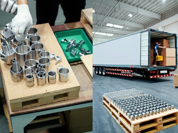 CNC machining facility with rapid prototype and production order fulfillment