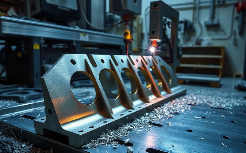 CNC-Bearbeitung von Bauteilen aus Aluminiumlegierungen für die Luft- und Raumfahrt
