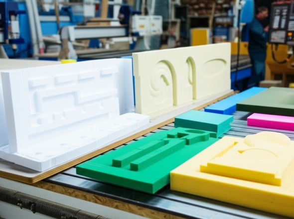 CNC machining of various foam materials