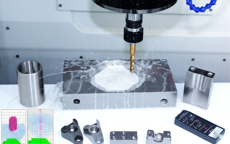 CNC pocket milling precision cavities