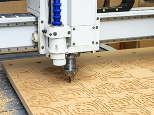 CNC wood machining demonstrating precision, efficiency and complex design capabilities
