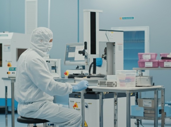 Cleanroom inspection of precision medical components