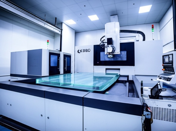 High-precision 5-axis CNC glass machining capabilities