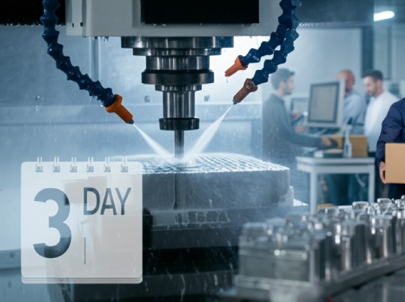 High speed CNC rapid prototyping with 3 day turnaround service