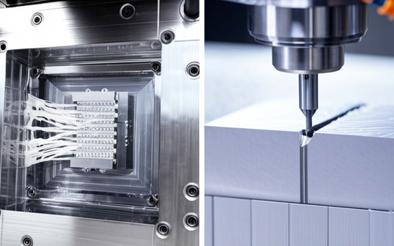 Injection Molding vs CNC Machining