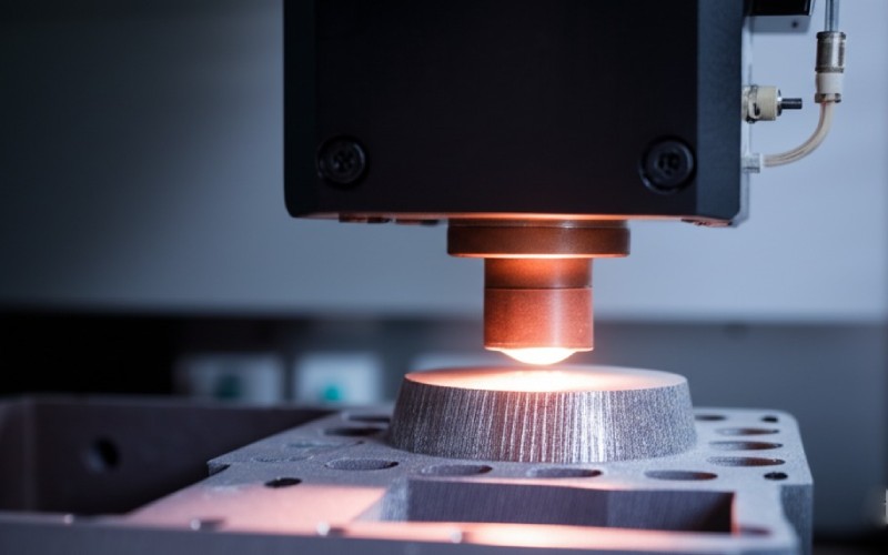 Metal 3D printer creating aerospace component