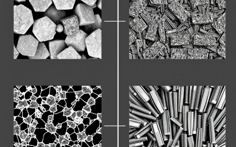 Confronto della microstruttura tra acciaio temprato e non temprato
