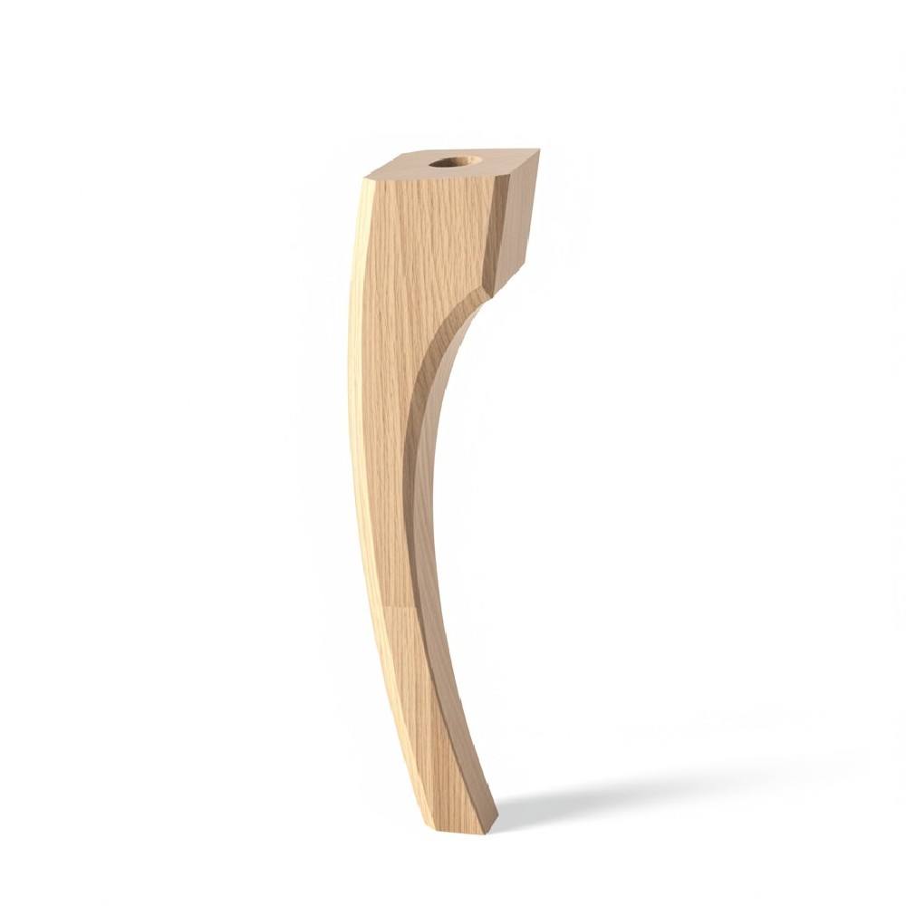 Modern Streamlined Ash Table Leg