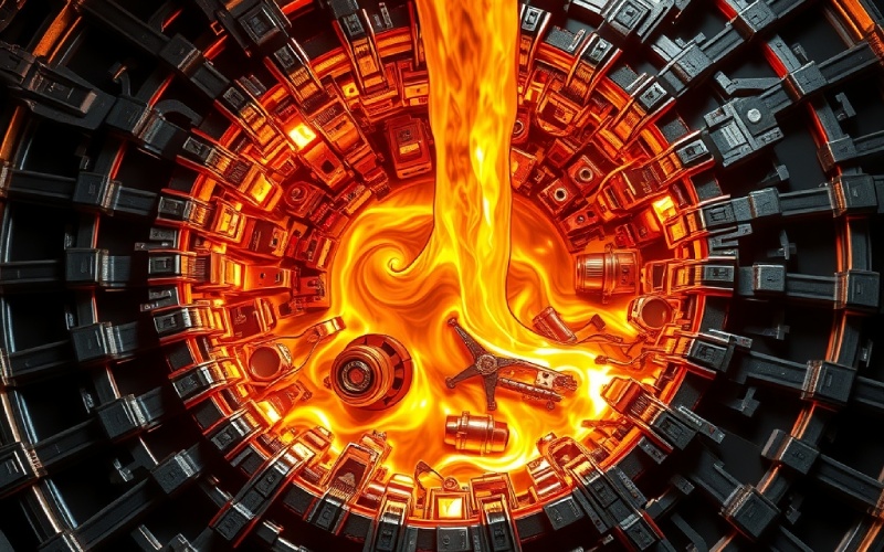 Il metallo fuso si trasforma in diverse applicazioni di leghe