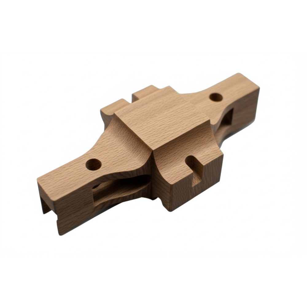 Mortise and Tenon Cherry Wood Joint Component