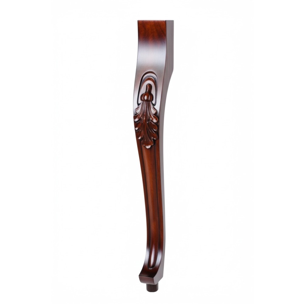 Ornate Mahogany Table Leg