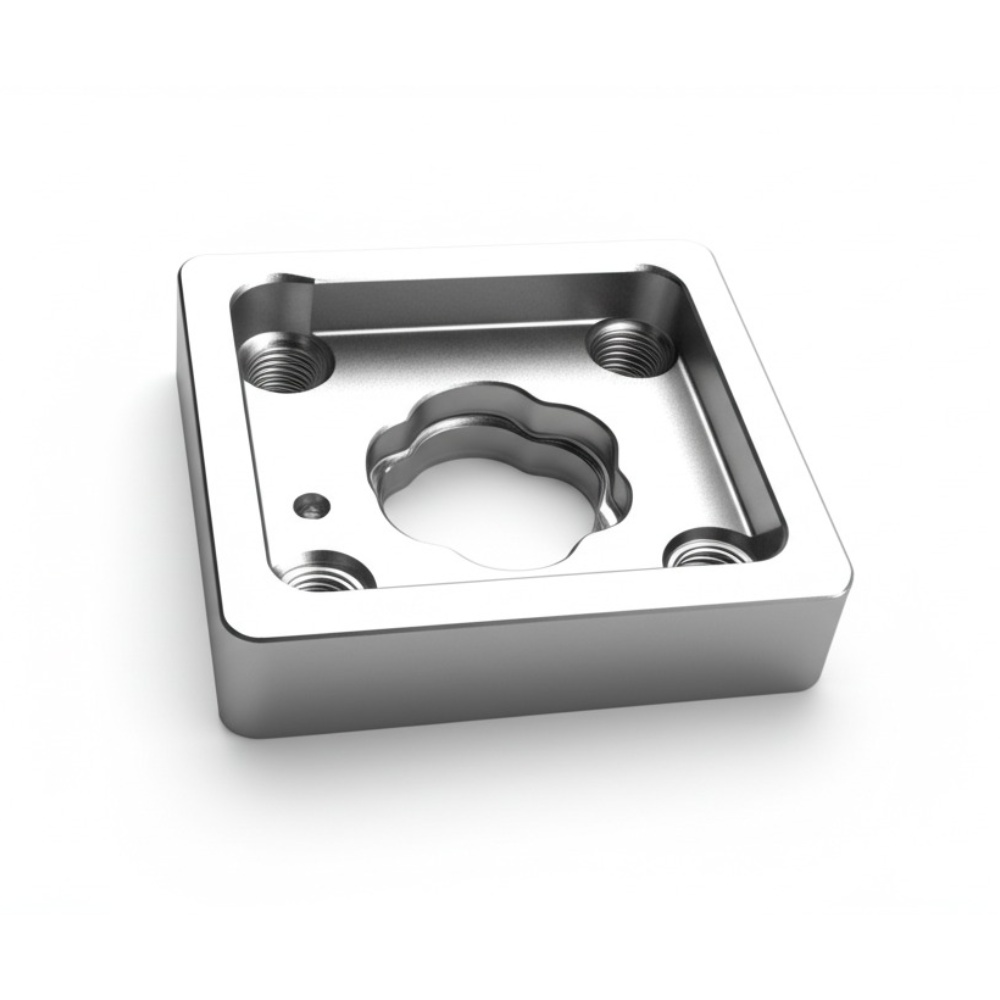 Bloc d'aluminium de précision