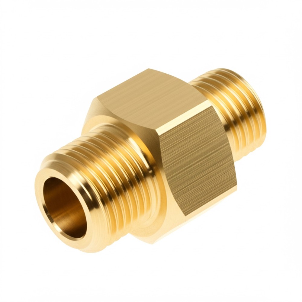 Precision Brass Fluid Connector