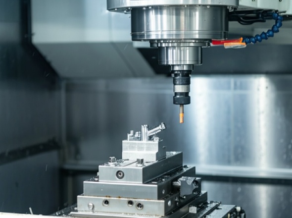 Precision CNC machine crafting medical implant components