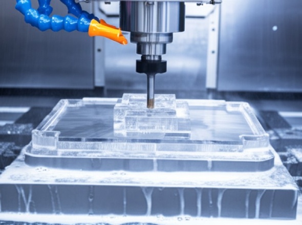 Precision CNC machining of glass components