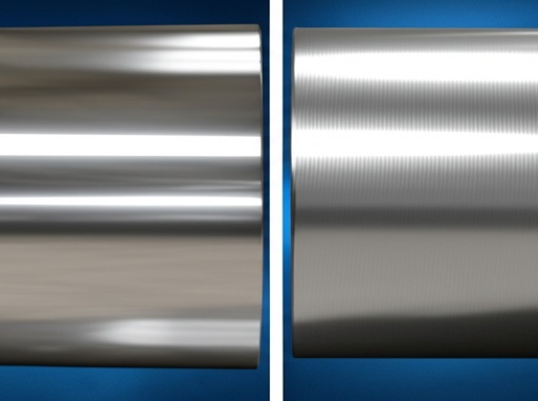 Precision ground cylindrical part with mirror finish