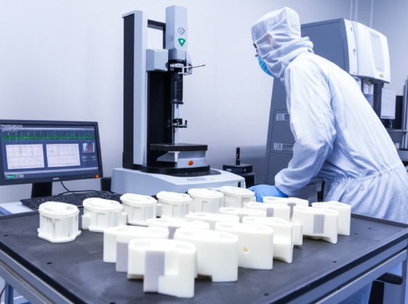 Quality inspection of precision-machined ceramic parts