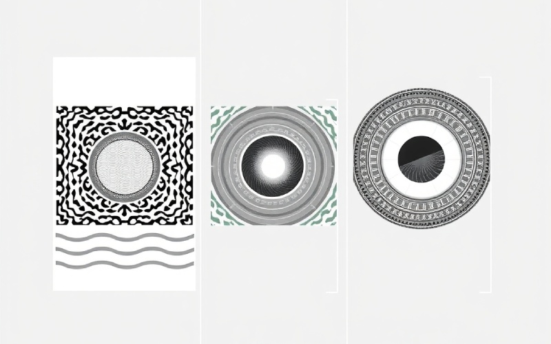 Shore A hardness comparison showing material deformation