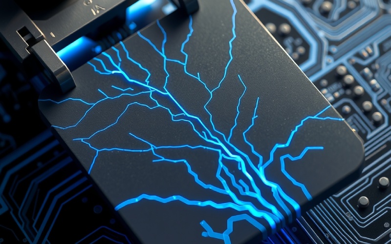 رقاقة السيليكون التي توضح خواص الفلزات بين الفلزات واللافلزات