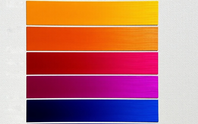 Tabella di progressione della temperatura di tempra dell'acciaio