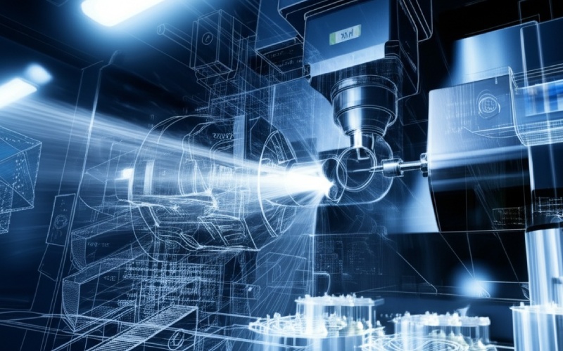 Mesin bubut CNC Swiss yang memproduksi komponen presisi mikron dengan berbagai bahan