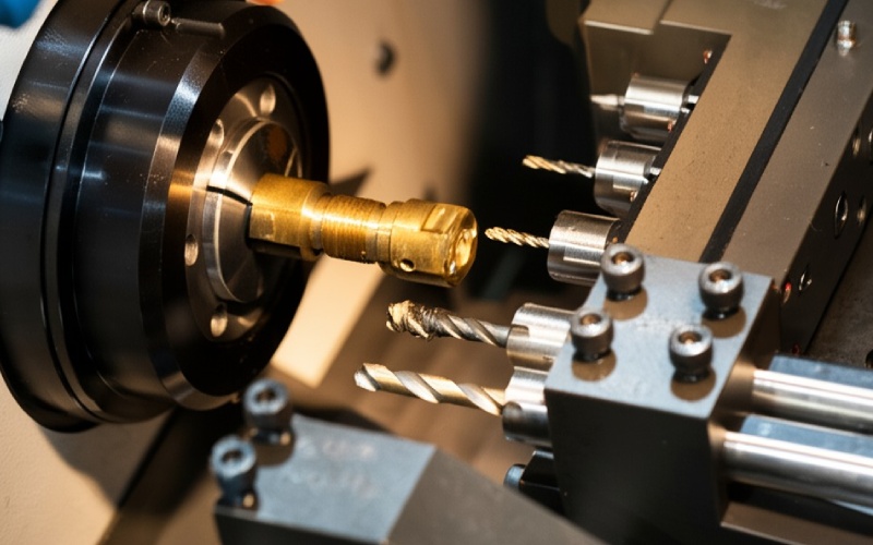 Swiss CNC precision machining with quality assurance testing instruments