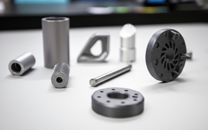 Various 3D printed metal parts and applications