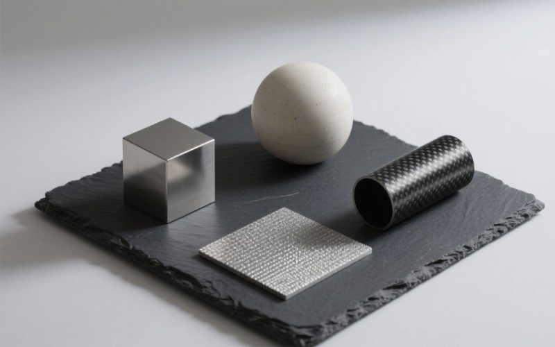 Various engineering material samples