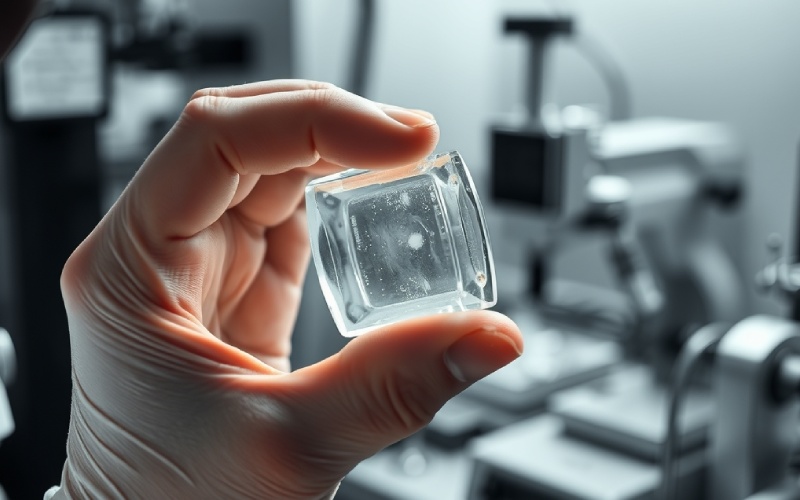 composant médical en polypropylène translucide