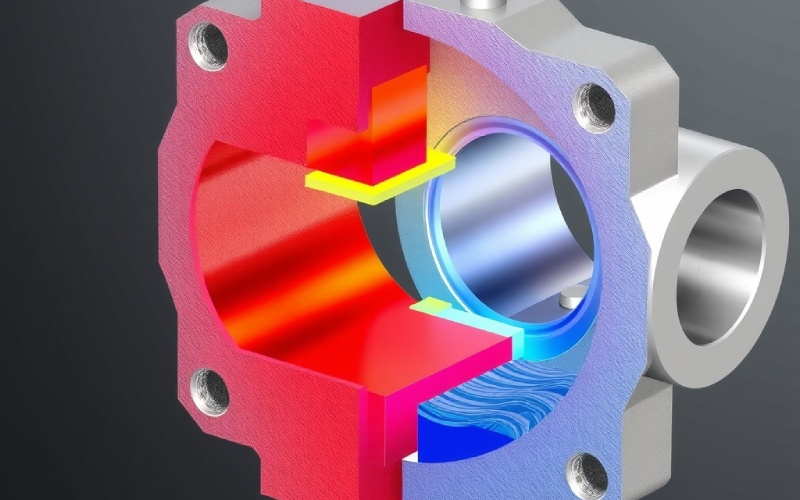 zwei Metallteile, die einer Scherbelastung ausgesetzt sind