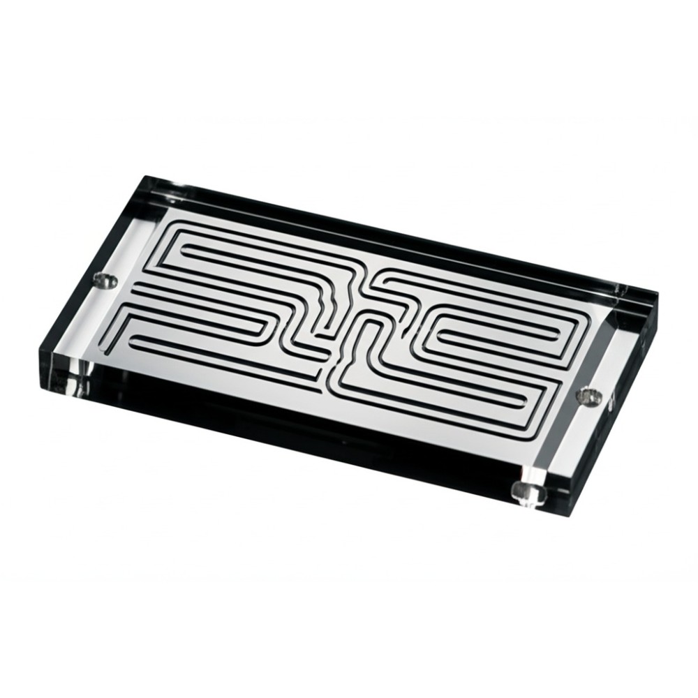 CNC Milled Microfluidic Chip