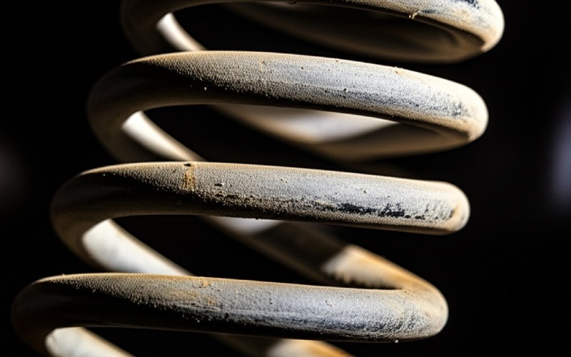 Automotive suspension coil spring