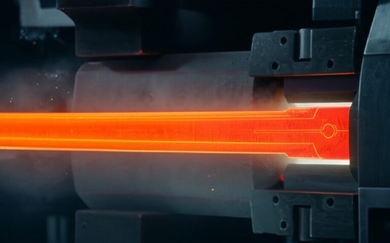 Industrielles Aluminium-Extrusionsverfahren