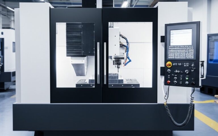 Modern CNC machine in a workshop