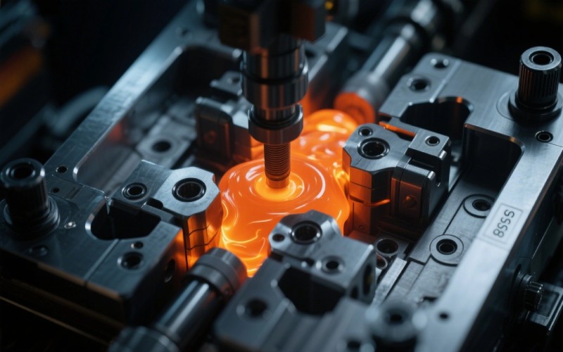 an industrial injection mold