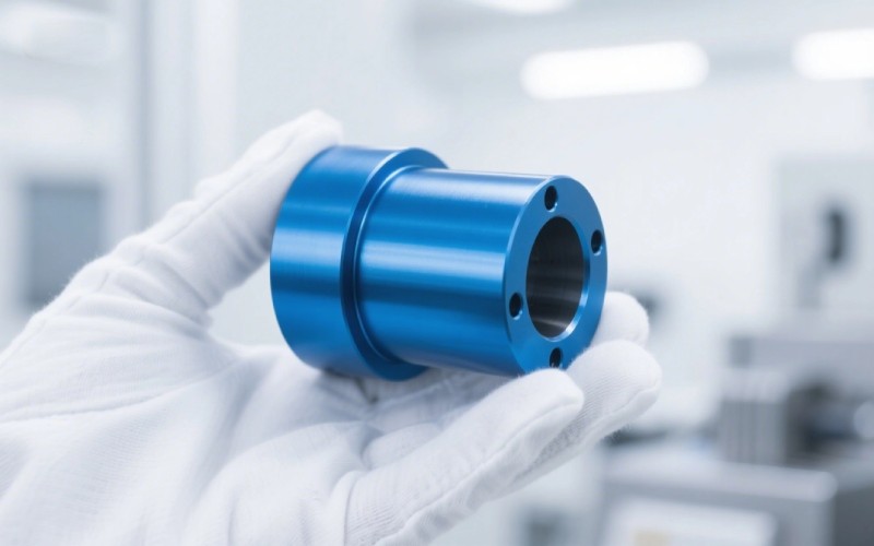 A perfectly finished metal component