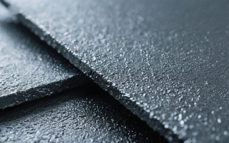 Visione macro della texture del fosfato di zinco