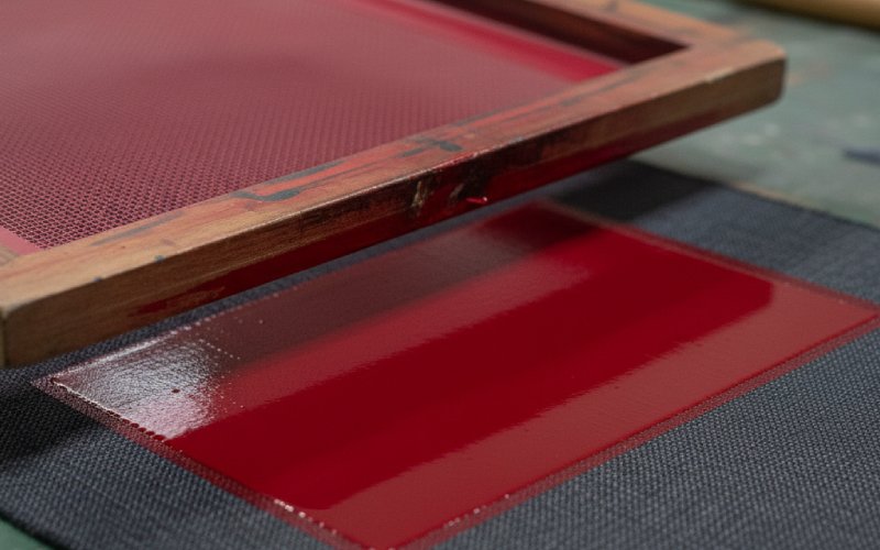 Løft en skærm fra et frisk blækprint