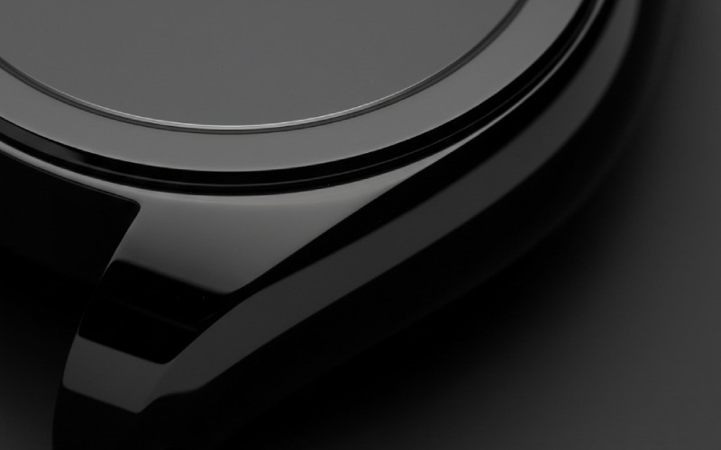Orologio di lusso con rivestimento DLC nero