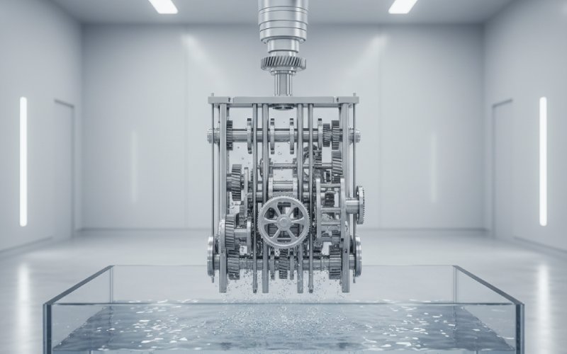 Bagian baja pasif lengan robotik